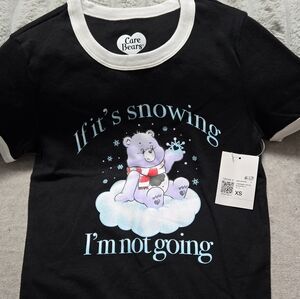 Care Bears Junior Tee Size XS-Forever21  If It's Snowing I'm Not Going